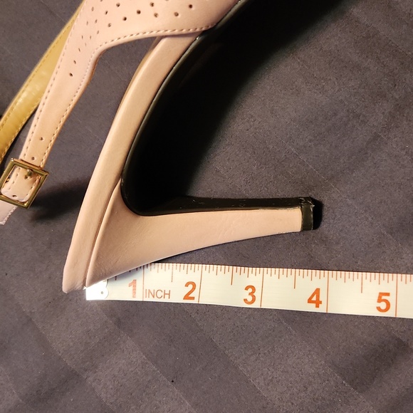 Ladies Charles Jourdan heels, size 9, baby pink - Picture 6 of 11